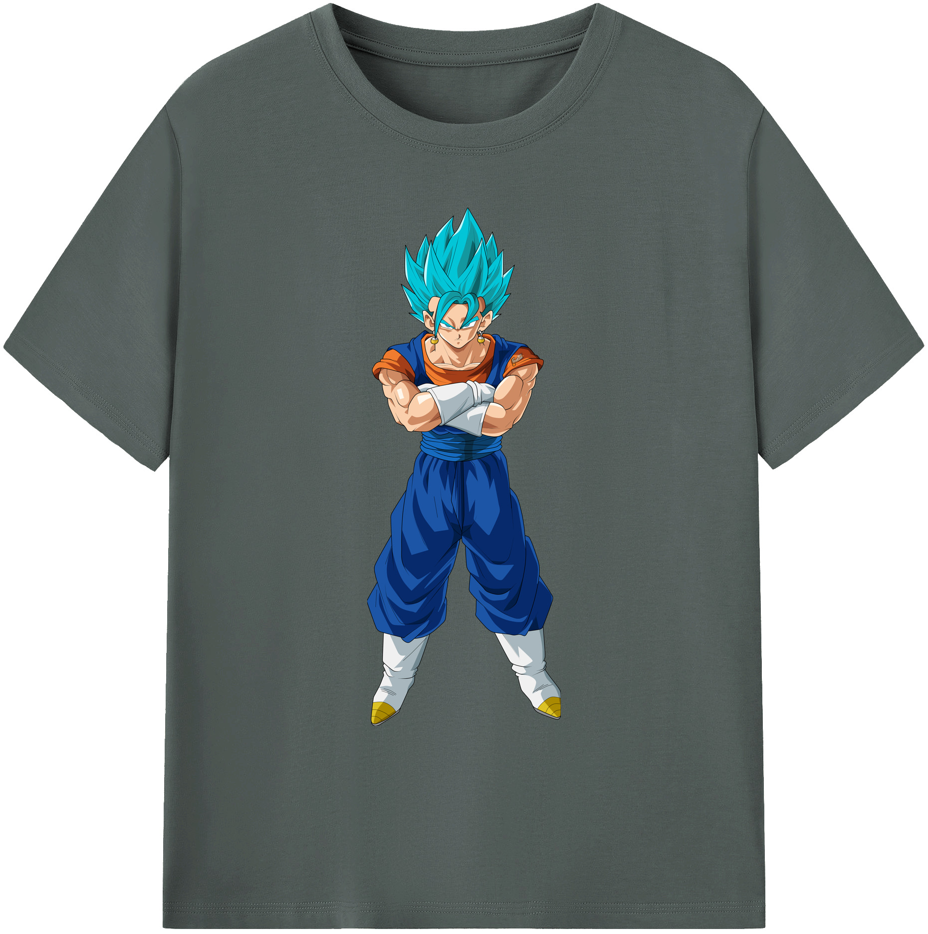 （画像用） ドラゴンボール ベジット DRAGON BALL Vegetto 綿100％ メンズ半袖Tシャツ｜肌触りやわらか＆通気性